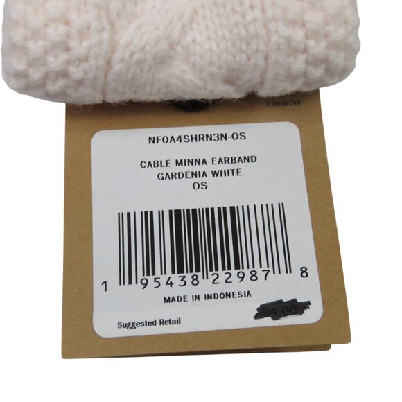The North Face Cable Minna Earband Gardenia White NWT - Picture 7 of 9
